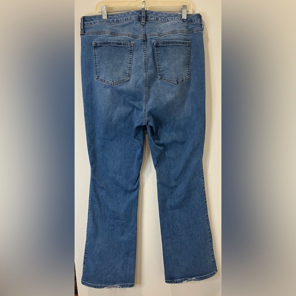 Torrid Trio Fit Slim Boot Denim Blue Jeans Stretch Size 16 - Picture 7 of 14
